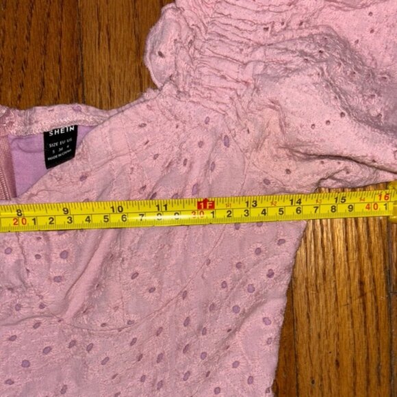 SHEIN Pink Ruffled Maxi Sundress - Picture 4 of 10